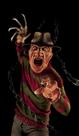 Pôster de janela WOWindows Halloween Freddy Krueger retroiluminado