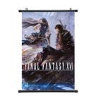 Pôster de pintura de parede em tela Final Fantasy Anime 40x60cm