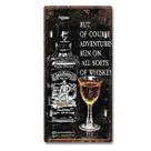 Pôster de pintura em ferro Jack Daniels Whiskey para bar e casa