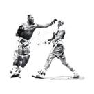 Pôster De Retrato De Mike Tyson Em Tela, Pintura De Lendas Do Boxe, Arte De Parede Esportiva Para