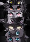 Pôster Demon Slayer Eye Art 40x60cm Impressão em tela sem moldura Pôster Demon Slayer Eye Art 40x60cm Impressão em tela sem moldura
