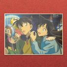 Pôster Detetive Conan Shinichi e Ran, ferro de 20x30cm