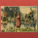 Pôster Enchanted Forest Fairy Magical Nature Art 42x30cm