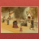 Pôster Ernest & Celestine Arte Animada Vintage 20x30cm