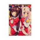 Pôster Estético De Anime Nekopara Adesivo Chocola Vanilla Whitepaper DIY Arte De Parede Para Quarto