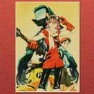 Pôster FLCL Haruko Haruhara Impressão artística de anime vintage 42x30cm