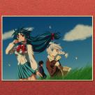Pôster Full Metal Panic Anime com arte cheia de ação 42x30cm