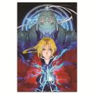 Pôster Fullmetals Alchemists Edwards Elrics Anime Art 30x40cm