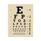 Pôster Gráfico De Teste De Visão Snellen, Quadro De Optometria, Pintura Em Tela Para Decoração De