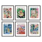 Pôster HAUS AND HUES Aesthetic Matisse Impressão artística 20x25cm - Conjunto 6