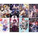 Pôster Honkais Impacts Anime Art 28,5 x 42 cm (8 unidades/lote) em papel