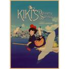 Pôster Kikis Deliverys Services Anime Art, papel de 29,7 x 42 cm