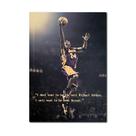 Pôster Kobe Bryant Vintage Retro Kraft Paper 51,5 x 36cm