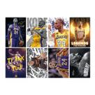 Pôster Kobes Bryants Blacks Mambas Anime Art 29x42cm (8 unidades)