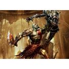 Pôster Kratos Gods of Wars Anime Art 30x42cm Papel 150g