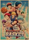 Pôster Kuroko's Basketball Vintage Kraft Paper Art 20x30 cm