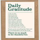 Pôster LARKINROAD Green Daily Gratitude 20x25cm, impressão sem moldura