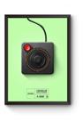 Poster Moldurado Game Retrô Controle Atari Quadro