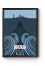 Poster Moldurado Godzilla Quadro