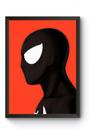 Poster Moldurado Homem Aranha Uniforme Negro