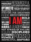 Pôster motivacional HoneyKick Office Wall Art 30x40cm sem moldura