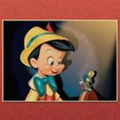 Pôster Pinocchio Animation 30x42cm Impressão de arte de parede retrô