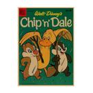 Pôster pintando Chip e Dale Vintage Cartoon Art