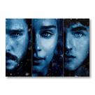 Pôster pintando Game of Thrones Jon Snow Daenerys Bran Pôster pintando Game of Thrones Jon Snow Daenerys Bran