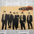 Pôster Pintura em Cartaz Reservoir Dogs Vintage Movie 30x42cm