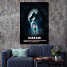 Pôster, pintura em tela, filme de terror, Scream, Ghostface, 40x60cm