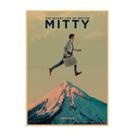 Pôster Pintura Walter Mitty Filme de fantasia retrô 29,7x42cm Pôster Pintura Walter Mitty Filme de fantasia retrô 29,7x42cm