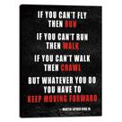Pôster Pyradecor Keep Moving Forward Motivational 30x40cm Pôster Pyradecor Keep Moving Forward Motivational 30x40cm