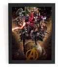 Poster Quadro Arte Vingadores Guerra Infinita Hq Poster Quadro Arte Vingadores Guerra Infinita Hq