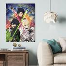 Pôster Seraph of the End, pintura em HD, anime, arte de parede 40x60cm
