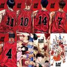Pôster Slam Dunks Anime Art 42x29 cm 8 unidades/lote sem moldura