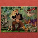 Pôster Sleeping Beauty Vintage Kraft 42x30cm