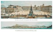 Pôster vista do Largo do Palácio, no rio de Janeiro, vista geral da Cidade, a partir do Mar, 1835 jeanbaptiste debret