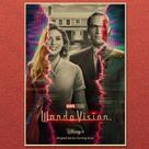 Pôster WandaVision Movie 42x30cm com design sem moldura Pôster WandaVision Movie 42x30cm com design sem moldura