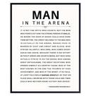 Pôster Yellowbird Arte e Design Homem na Arena 28x36cm