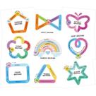 Pôsteres de respiração em sala de aula Geyee, 9 peças, Calming Corner Kids