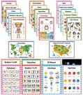 Pôsteres Educacionais Laminados para Escola, Kit com 25 Unidades: Mapas, Sistema Solar, Matemática e Mais - Traceease Pôsteres Educacionais Laminados para Escola, Kit com 25 Unidades: Mapas, Sistema Solar, Matemática e Mais - Traceease