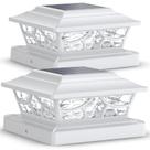 Postes solares laterais em 4 modos de branco quente e frio Postes solares laterais em 4 modos de branco quente e frio