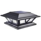 Postes solares SideInlar 2 modos LED impermeáveis pretos Postes solares SideInlar 2 modos LED impermeáveis pretos