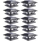 Postes solares SideInlar de 2 modos LED, pacote com 10 IP44