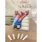 Postiça realista alongada nails cx/100