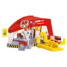 Posto de Bombeiros C/ Carros Estação Fire Brinquedo Infantil