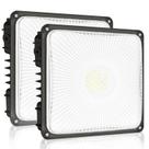 Posto de gasolina Canopy Light HYPERLITE 100W 14000LM 5000K, pacote com 2 Posto de gasolina Canopy Light HYPERLITE 100W 14000LM 5000K, pacote com 2