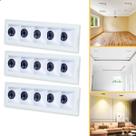 pot Embutir De Led 10w 3000k 24 Linear Recuado Pra Teto