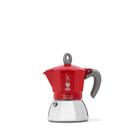 Pot Moka Bialetti Moka Induction 4 xícaras de café expresso vermelho