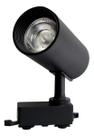 pot Trilho Led Preto 20W Luz Branco Quente Bivolt Ilumimax